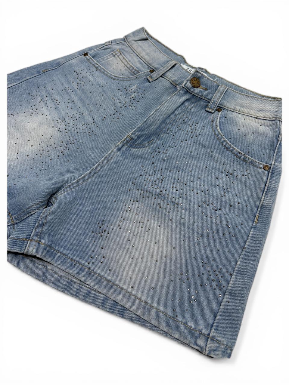 SHORT MEZCLILLA PARA DAMA