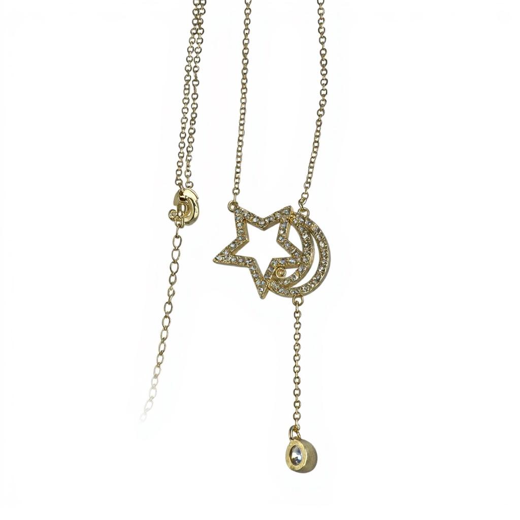 CADENA LUNA Y ESTRELLA