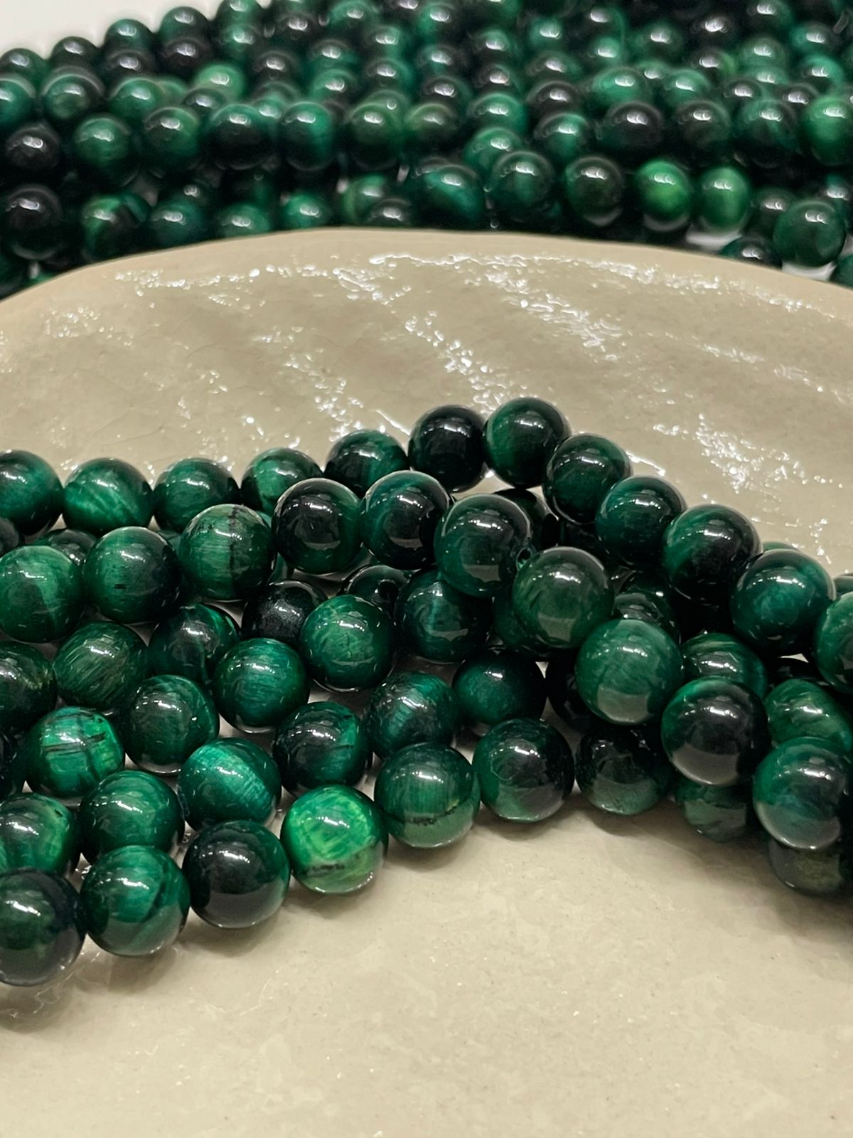 OJO DE TIGRE CAFE  6 mm