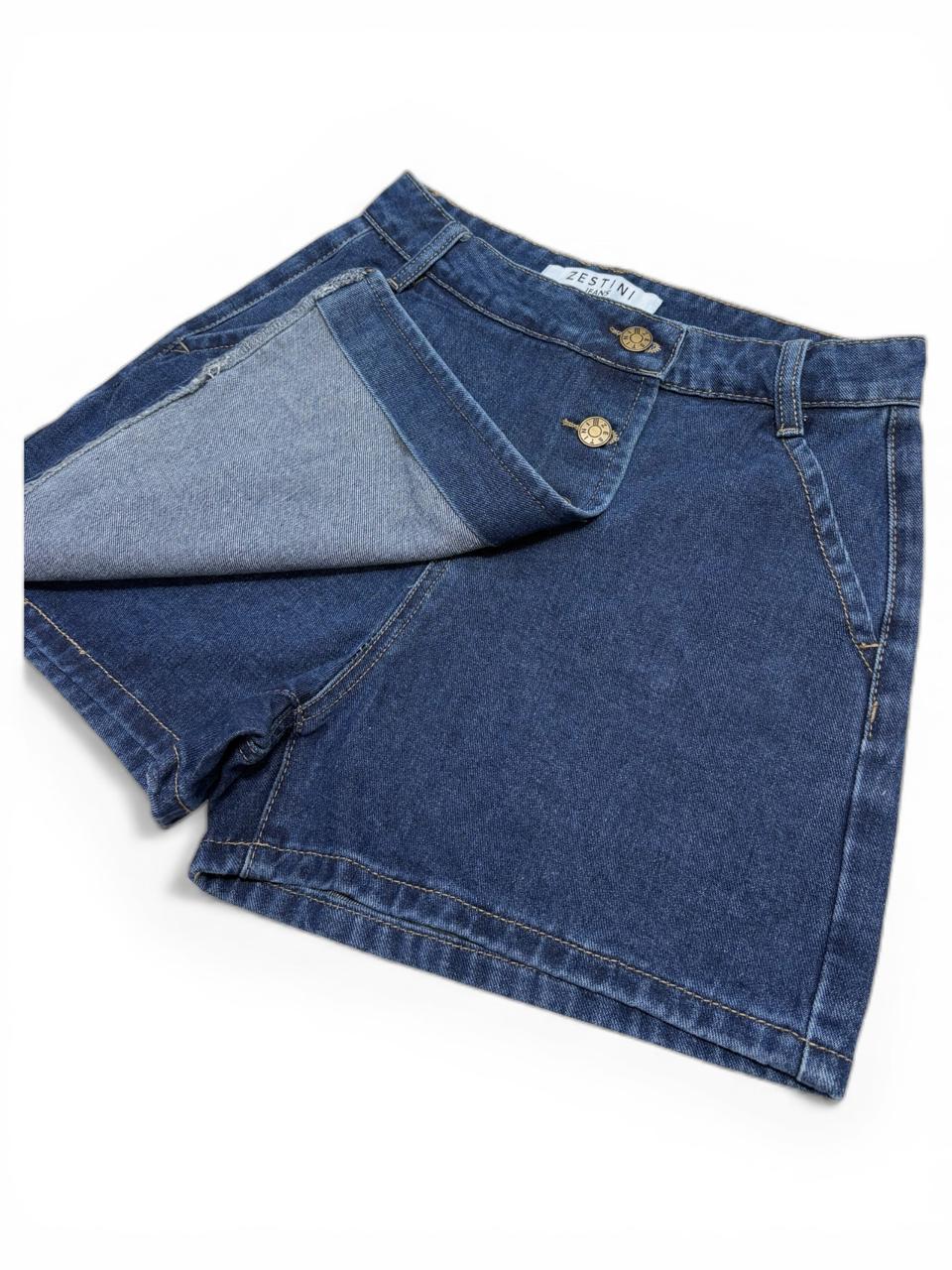 SHORT FALDA MEZCLILLA PARA DAMA
