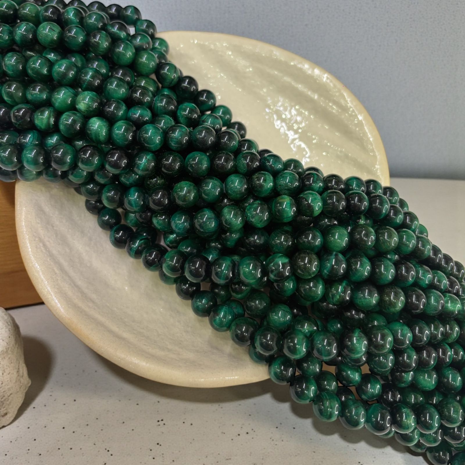 OJO DE TIGRE CAFE  6 mm